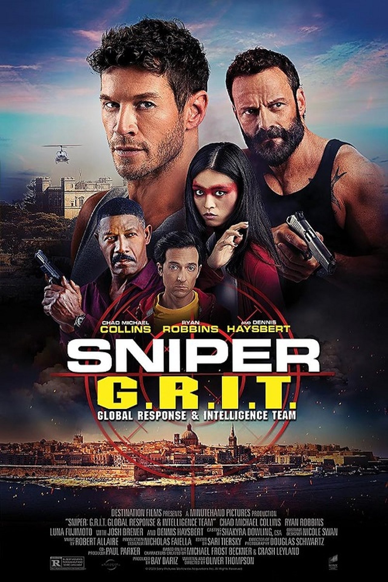 Sniper: G.R.I.T. - Global Response & Intelligence Team (2023) 384Kbps 23.976Fps 48Khz 5.1Ch G.Play E-AC3 Turkish Audio TAC