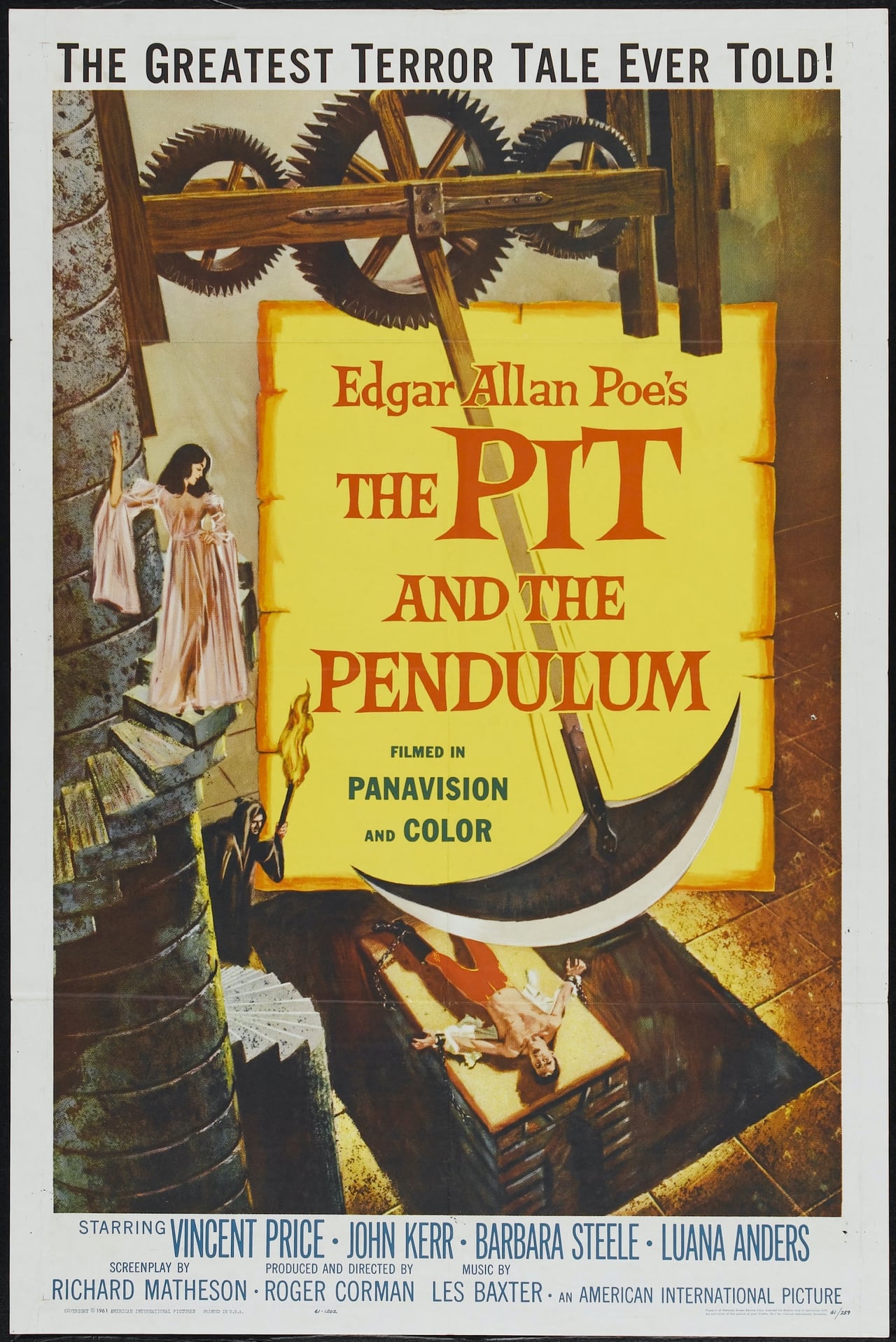 Pit and the Pendulum (1961) 192Kbps 23.976Fps 48Khz 2.0Ch DigitalTV Turkish Audio TAC