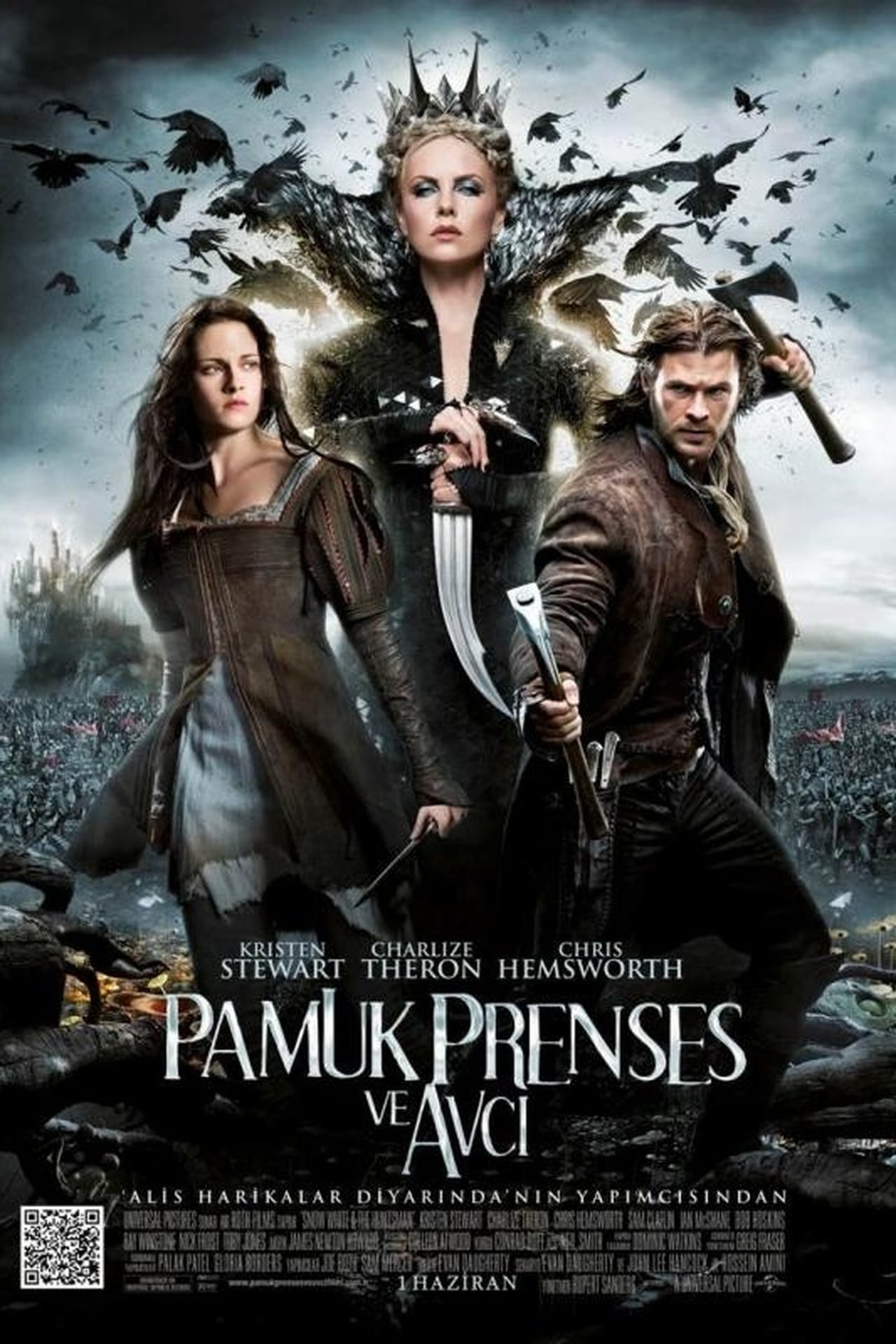Snow White and the Huntsman (2012) Theatrical Cut 640Kbps 23.976Fps 48Khz 5.1Ch DD+ NF E-AC3 Turkish Audio TAC
