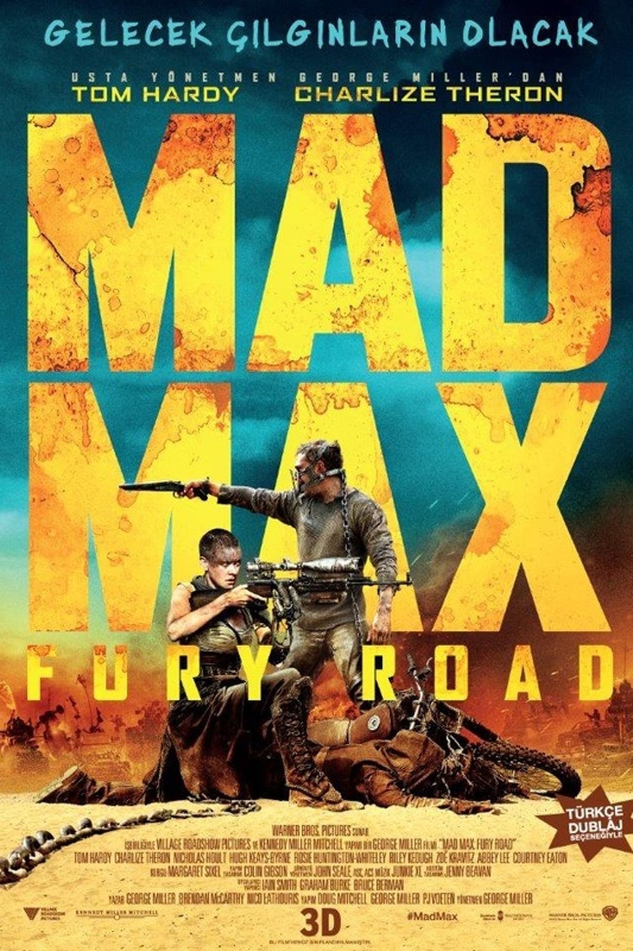 Mad Max: Fury Road (2015) 128Kbps 23.976Fps 48Khz 2.0Ch DD+ NF E-AC3 Turkish Audio TAC