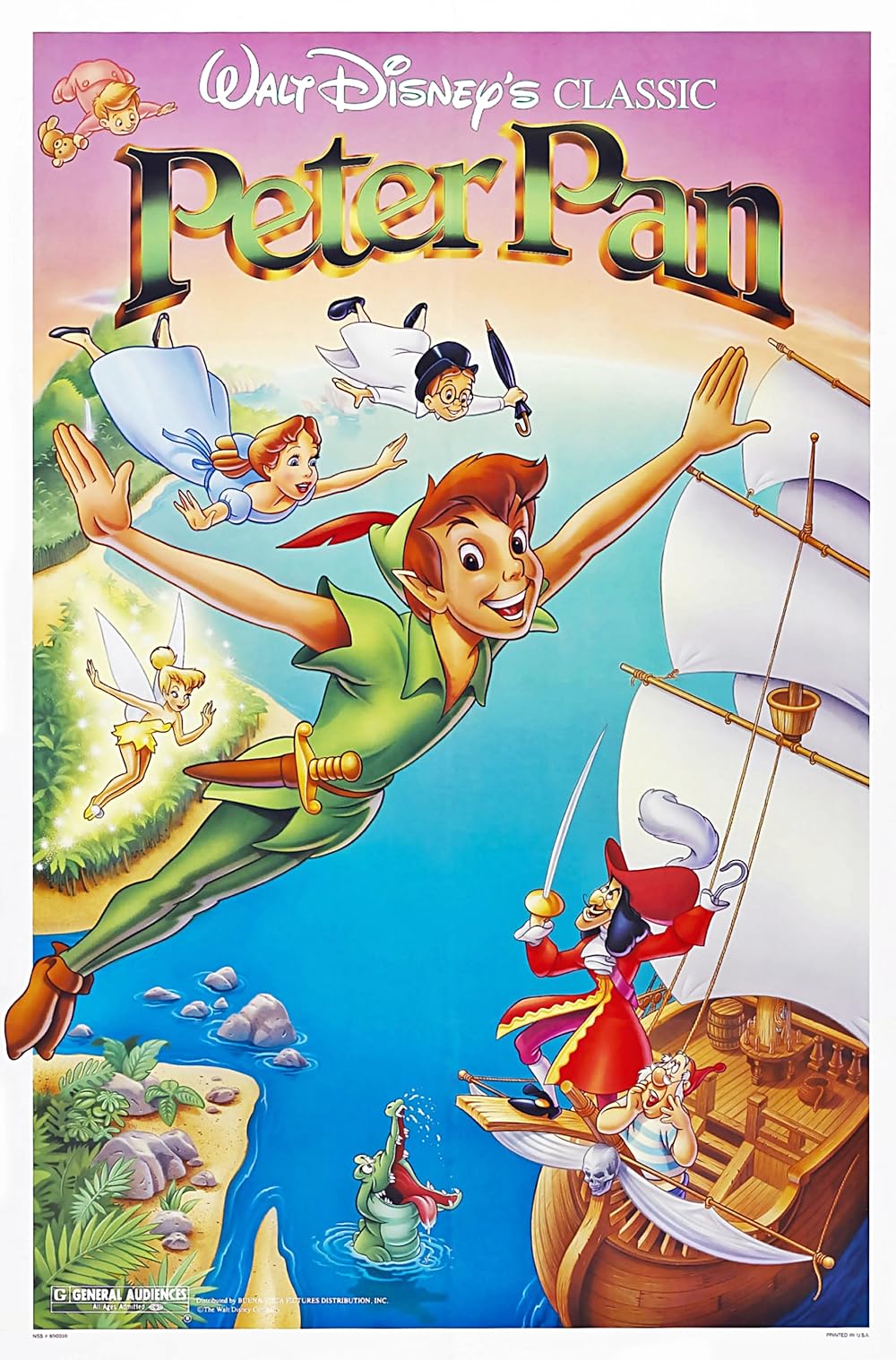 Peter Pan (1953) 256Kbps 23.976Fps 48Khz 5.1Ch Disney+ DD+ E-AC3 Turkish Audio TAC