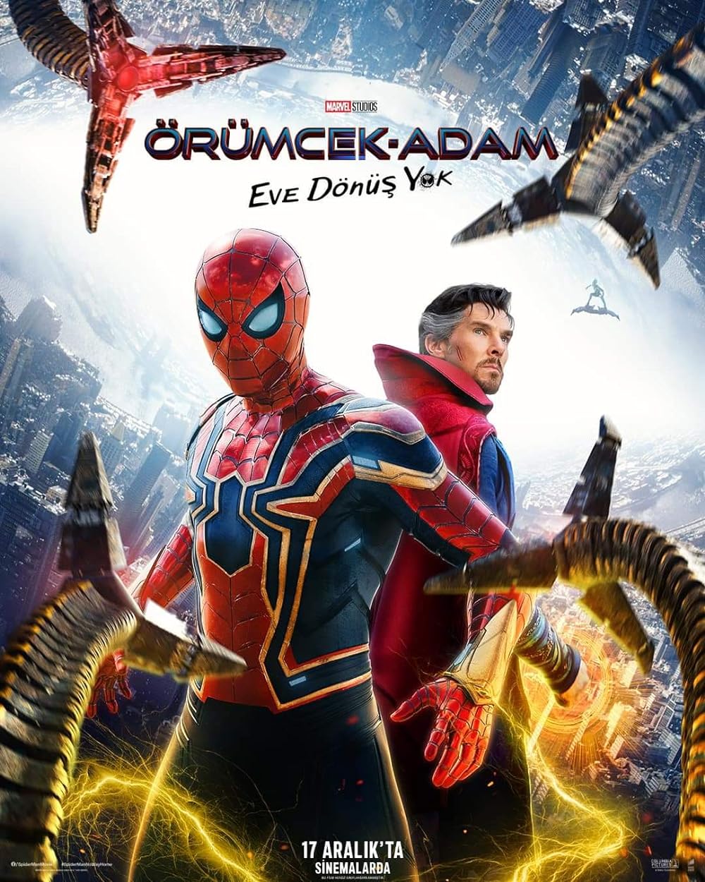 Spider-Man No Way Home (2021) 448Kbps 23.976Fps 48Khz 5.1Ch BluRay Turkish Audio NightFlix