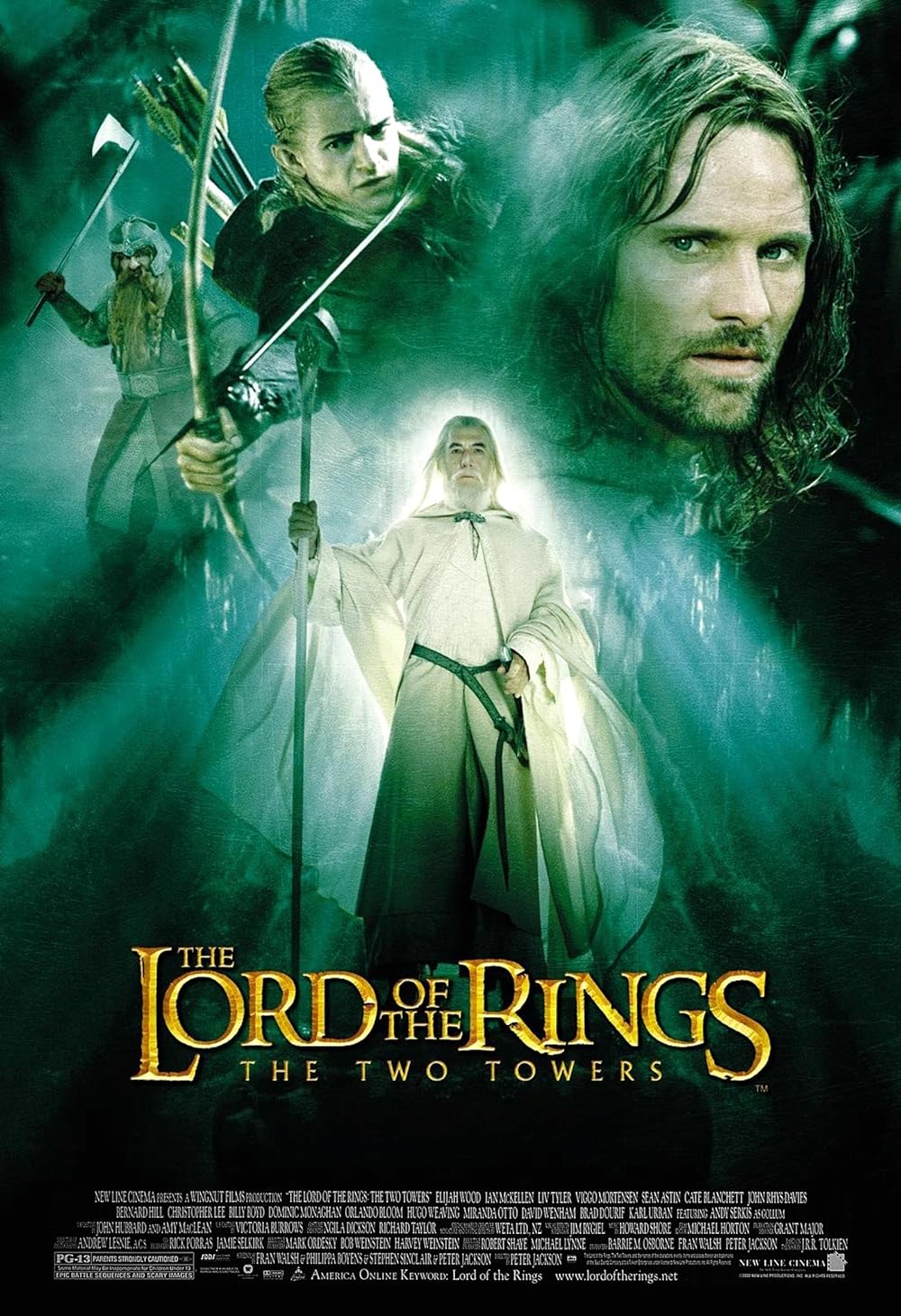 The Lord of the Rings: The Two Towers (2002) Remastered Extended Edition 640Kbps 23.976Fps 48Khz 5.1Ch BluRay Turkish Audio TAC