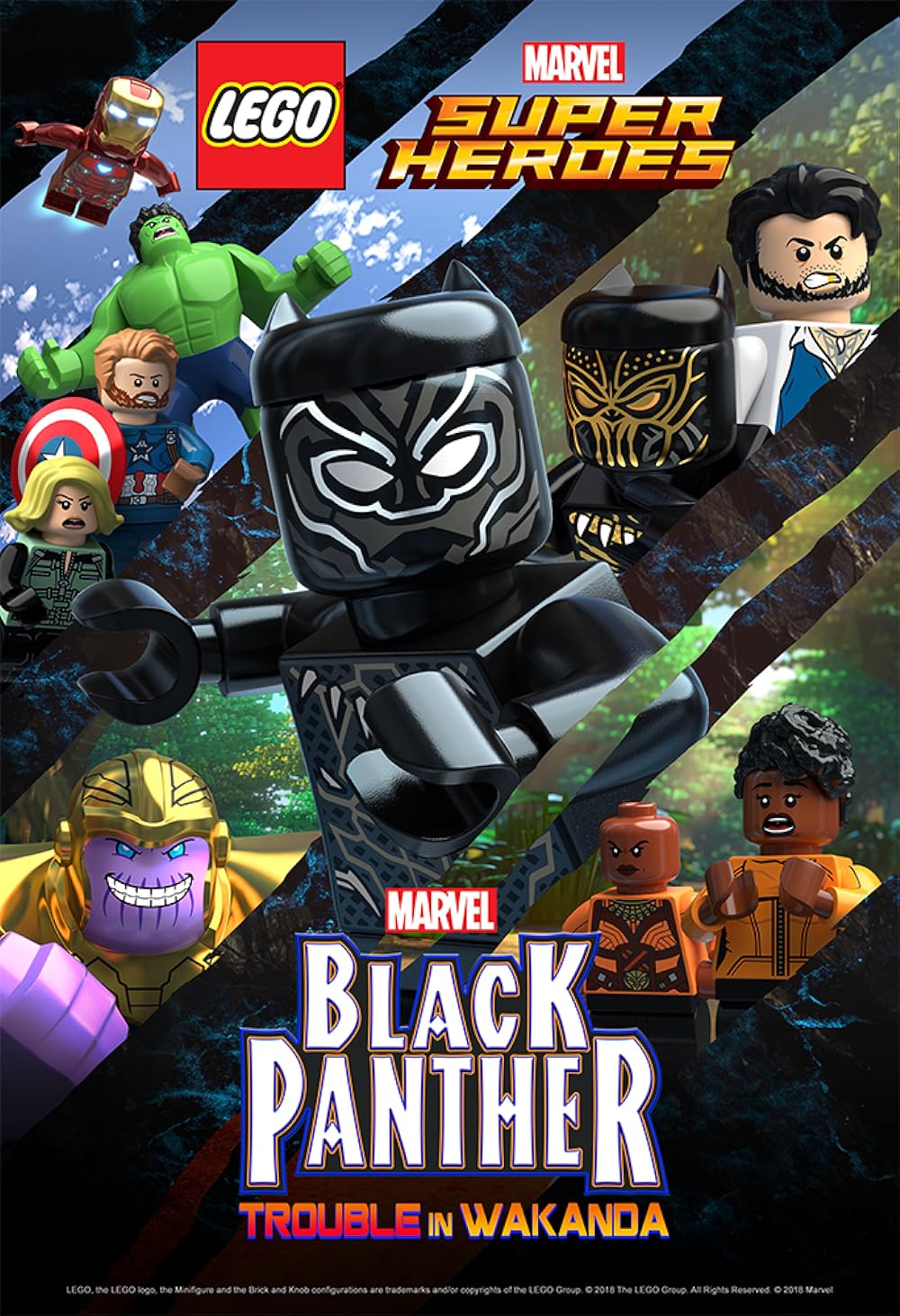 LEGO Marvel Super Heroes: Black Panther - Trouble in Wakanda (2018) 128Kbps 23.976Fps 48Khz 2.0Ch DD+ NF E-AC3 Turkish Audio TAC