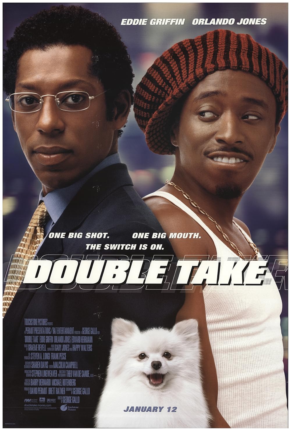 Double Take (2001) 128Kbps 23.976Fps 48Khz 2.0Ch Disney+ DD+ E-AC3 Turkish Audio TAC