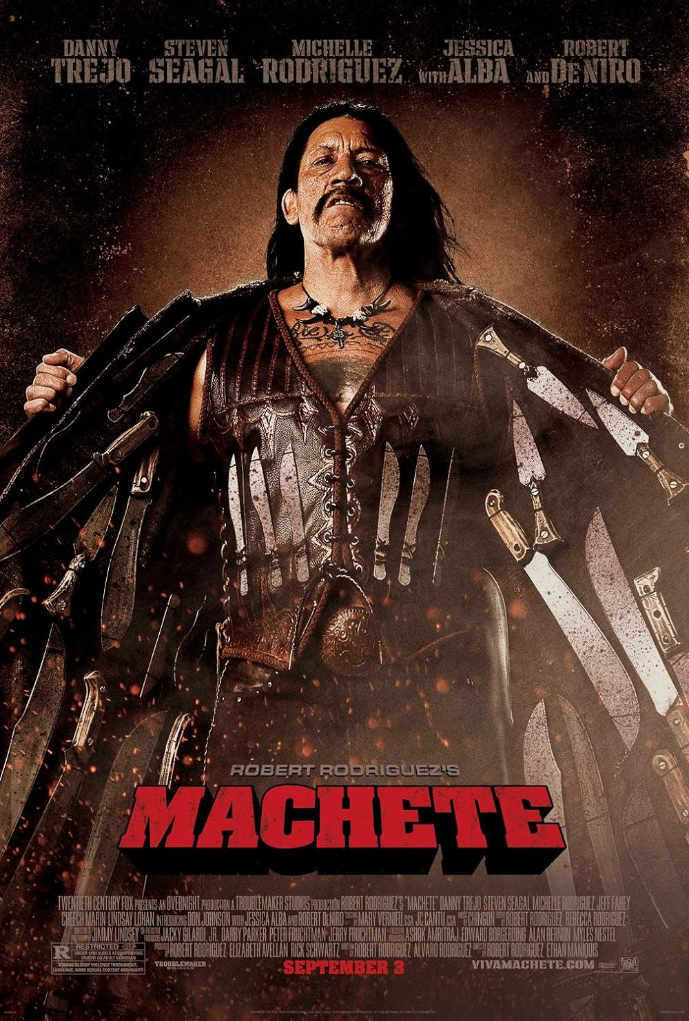 Machete (2010) 448Kbps 23.976Fps 48Khz 5.1Ch DVD Turkish Audio TAC
