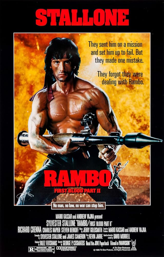 Rambo: First Blood Part II (1985) 192Kbps 24Fps 48Khz 2.0Ch DVD Turkish Audio TAC