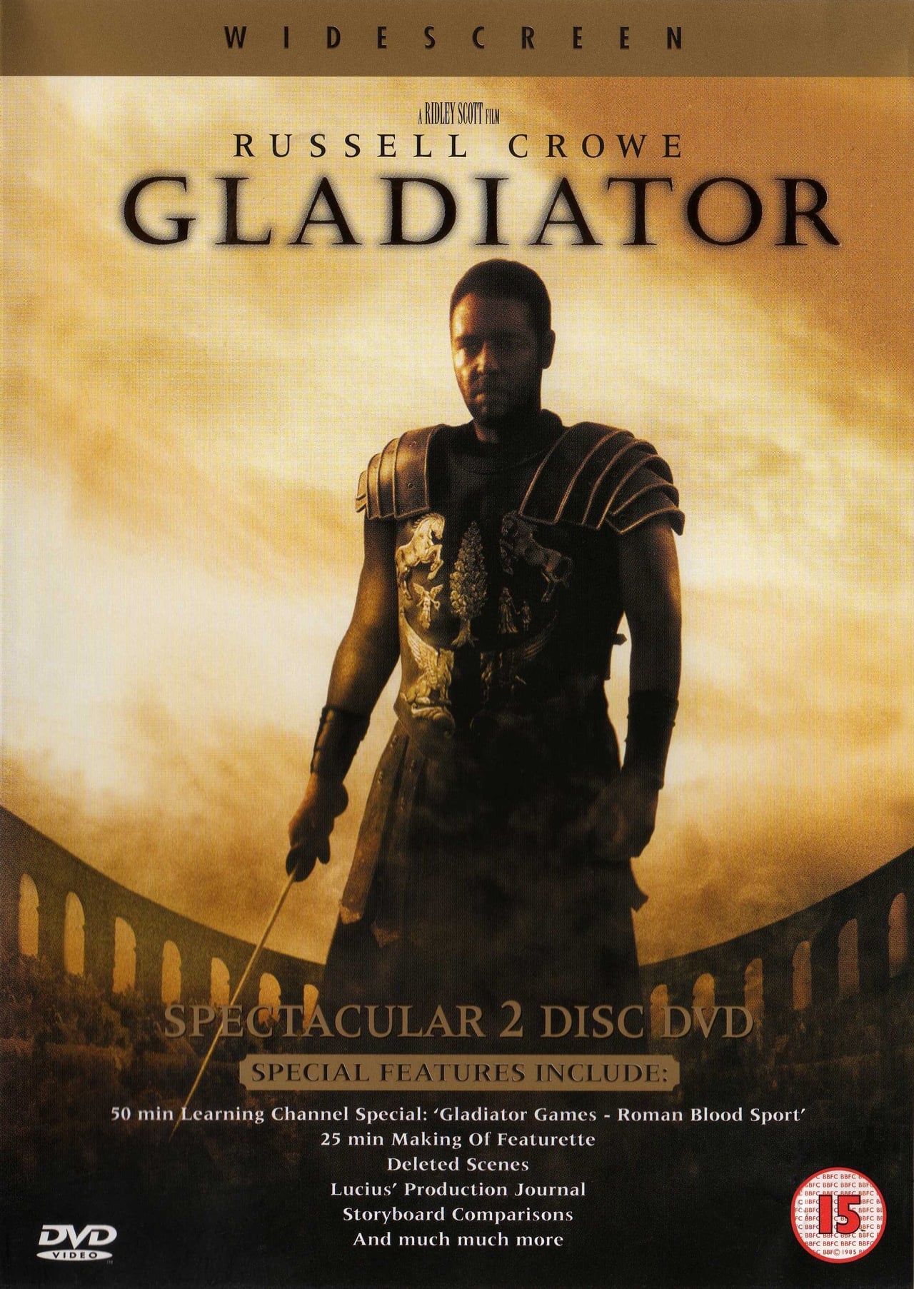 Gladiator (2000) Theatrical Cut 192Kbps 23.976Fps 48Khz 2.0Ch DVD Turkish Audio TAC
