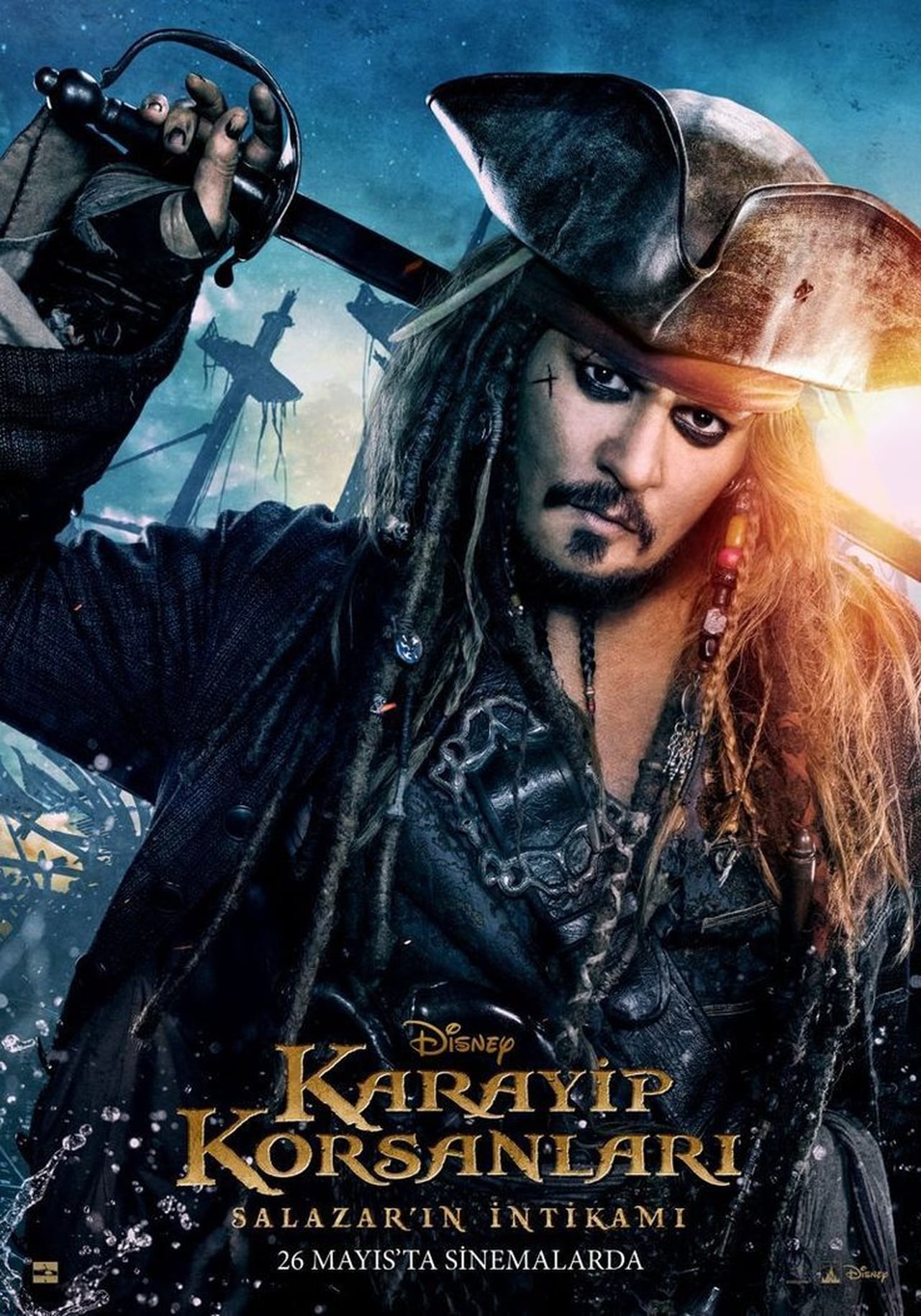 Pirates of the Caribbean: Dead Men Tell No Tales (2017) 256Kbps 23.976Fps 48Khz 5.1Ch Disney+ DD+ E-AC3 Turkish Audio TAC