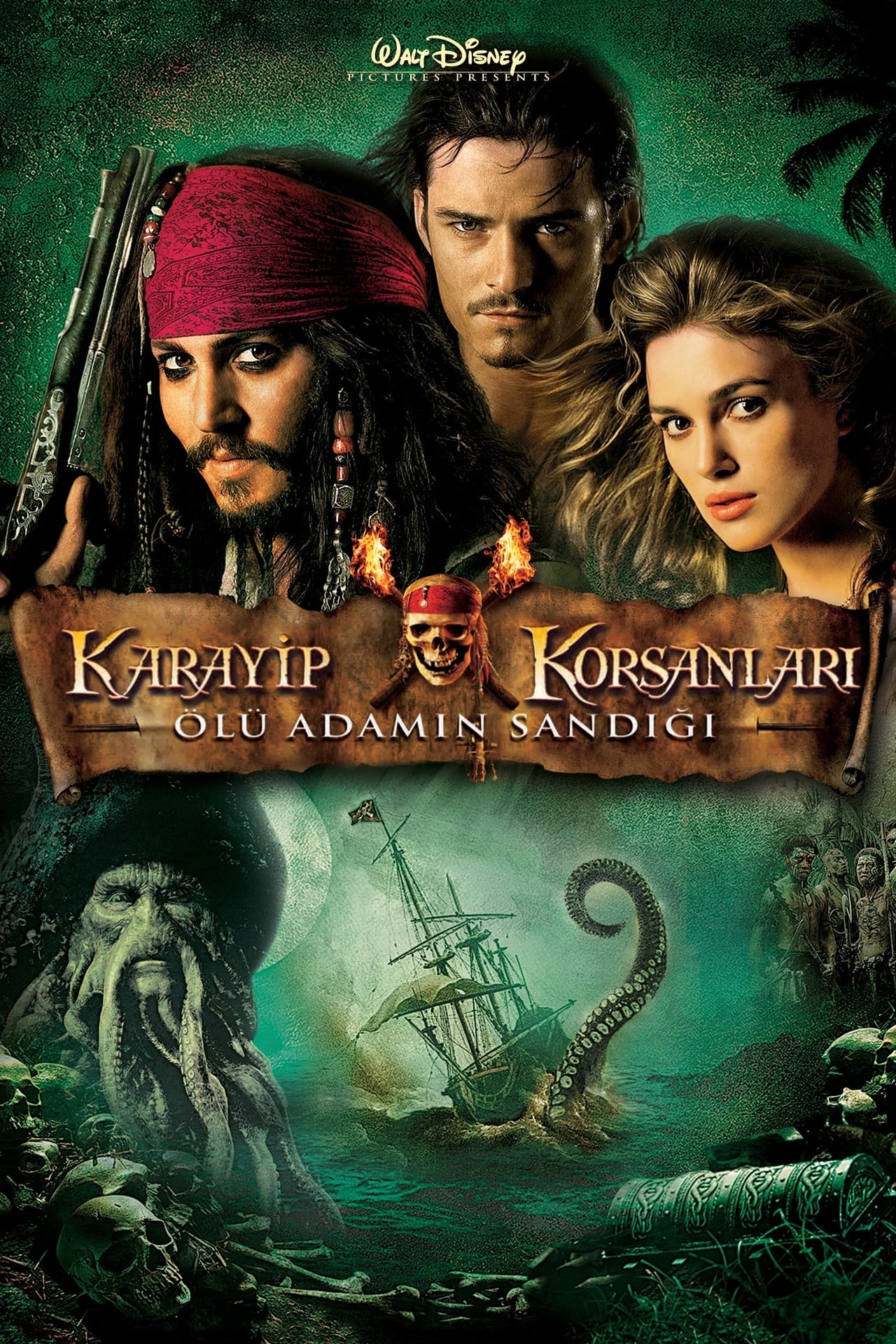 Pirates of the Caribbean: Dead Man's Chest (2006) 256Kbps 23.976Fps 48Khz 5.1Ch Disney+ DD+ E-AC3 Turkish Audio TAC