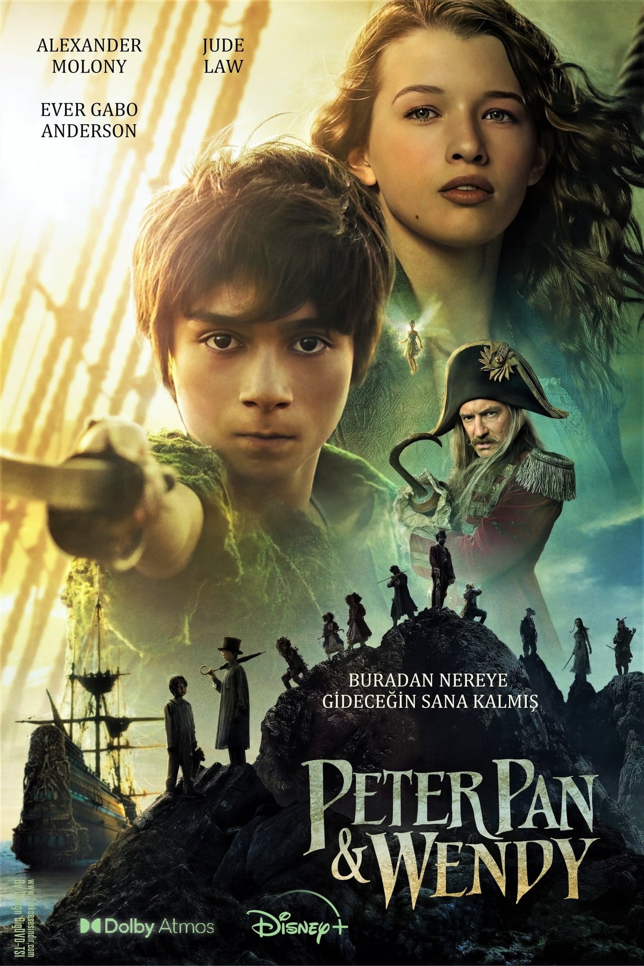 Peter Pan & Wendy (2023) 256Kbps 24Fps 48Khz 5.1Ch Disney+ DD+ E-AC3 Turkish Audio TAC